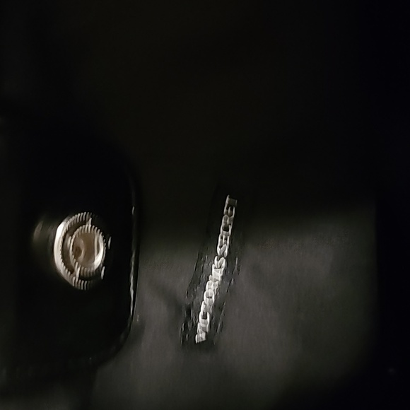 Victoria's Secret Black Glitter Studded Tote Bag NWT Sparkles - Picture 6 of 9